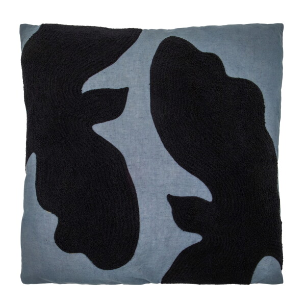 House Doctor Polštář s výplní Miki Aegean Blue 50 × 50 cm, modrá barva, textil