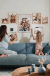 Personalizovaný magický fotoobraz v rámu - 40x50 - koláž fotografií
