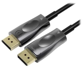 PremiumCord DisplayPort 1.4 Optický 15m / Kabel / M/M / 8K / zlacené konektory (kport6-15)