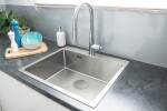 Laveo - Univerzální kryt odtoku 3,5” pro ocelové a žulové dřezy CZZ_090T
