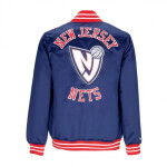 Mitchell Ness NBA Heavyweight Satin Jacket New Jersey Nets OJBF3413-NJNYYPPPNAVY pánské