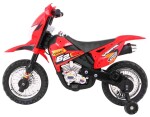 Mamido Dětská elektrická motorka Cross Force červená