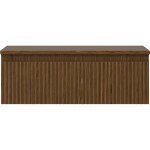 MEXEN/S - Rivel koupelnová skříňka pod umyvadlo 70 cm s deskou, 1 šuplík, reliéf , ořech - 91A20-06023-1-BFC86 91A20-07023-1-BFC86