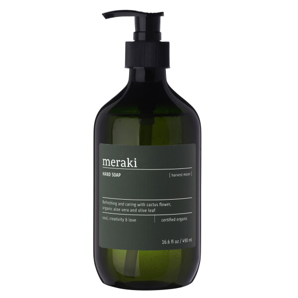 Meraki Pánské tekuté mýdlo na ruce Men 490 ml, zelená barva, plast
