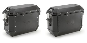 Ala36Bpack2 pravý + levý kufr Givi Trekker Alaska celohliníkový černý (boční), objem 2x36 ltr.