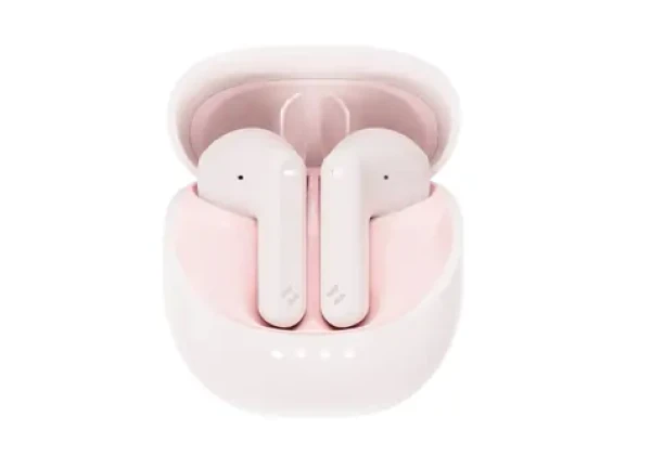 Havit TW931 TWS růžová / Bezdrátová sluchátka do uší / mikrofon / Bluetooth 5.4 / nabíjecí pouzdro / až 6 h (TW931 róż)