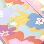 Busy B Týdenní diář To Do Floral A5 2026/27, růžová barva, šedá barva, papír