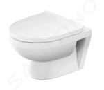 DURAVIT - DuraStyle Basic Závěsné WC se sedátkem SoftClose, Rimless, bílá 45620900A1