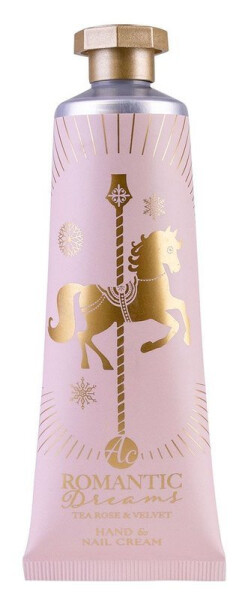 Krém na ruce a nehty Romantic Dreams růžová Čajová růže 60ml