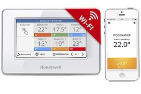 Honeywell Evohome Touch WiFi ATC928G3026 / řídící jednotka bez napájení / bílá / CZ lokalizace (ATC928G3026)