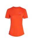Dámské merino triko s krátkým rukávem ICEBREAKER Wmns 125 Cool-Lite Sphere SS Tee Across, Fervid velikost: S