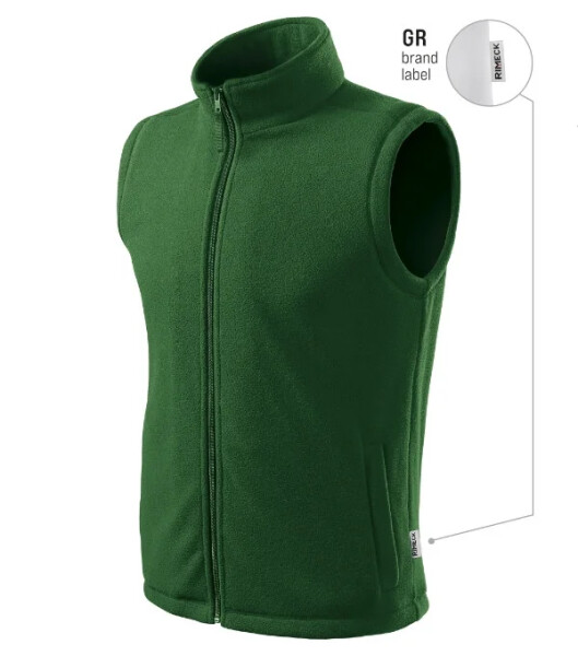 Next fleece vesta unisex lahvově zelená 06 (brand label) 2XL