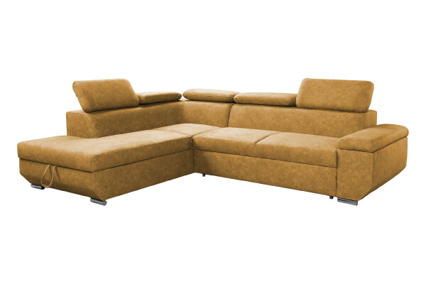 Sedací souprava Lars I. Provedení: Levá varianta, látka: Logan Mostaza