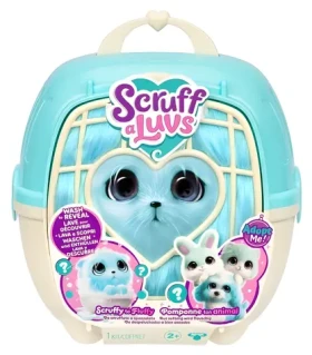 SCRUFF-A-LUVS Plyšové zvířátko s překvapením modrá