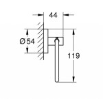 GROHE - QuickFix Start Držák toaletního papíru, matná černá 412002430