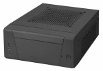 SilverStone SST-ML10B Milo černá / PC skříň / mini-ITX / HTPC / 2x USB 3.2 Gen1 / bez zdroje (SST-ML10B)
