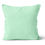 Mikroplyšový povlak na polštář 40x40 cm Mentolový