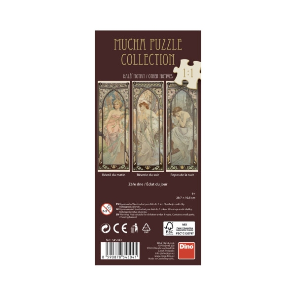 Alfons Mucha – Záře dne 75 panoramic Puzzle - Dino