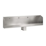 SANELA - Nerezové pisoárové žlaby Nerezový pisoárový žlab bez elektroniky, délka 2400 mm SLPN 05