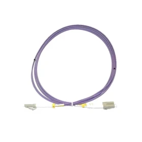 XtendLan / Optický patch kabel / LC-LC duplex / 50/125 OM4 / 1 m / LS0H (FOP-LCLC-D-1-50-OM4)