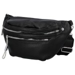 Trendy dámská koženková ledvinka Pentti, černá