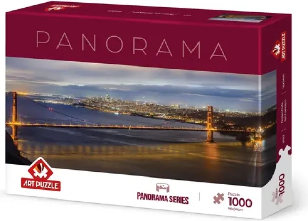 ART PUZZLE 41103 Panoramatické puzzle Most Golden Gate, San Francisco