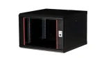 Equip Pro Mount černá / Nástěnný rozvaděč / 19" / 7U / 600x600 mm / pasivní chlazení / skleněné dveře (EPM-07-6060-B-CBAA)