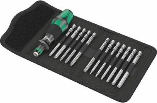 WERA Bicycle Set 2 / Kompaktní 13dílná sada šroubováků pro jízdní kola (05004171001)