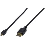 Digitus kabelový adaptér DisplayPort DP - HDMI typu A M - M 1.0 m / s blokováním DP 1.2 HDMI 2.0 / 4K / 60Hz / CE / bl (AK-340303-010-S)