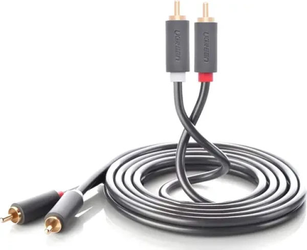 UGREEN RCA černá / Kabel / 2x RCA (Cinch) - 2x RCA (Cinch) / 5 m (UGR457BLK)