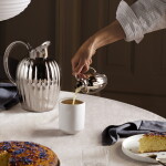 Georg Jensen Nerezový džbánek na smetanu Bernadotte 230 ml, stříbrná barva, kov