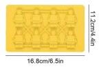 Dortisimo Silikonová forma Stavebnice panáčci (na 8 ks) 4 cm