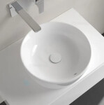 VILLEROY & BOCH - Architectura Umyvadlo na desku, průměr 450 mm, s přepadem, alpská bílá 5A254501