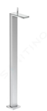 AXOR - MyEdition Umyvadlová baterie na podlahu s výpustí Push-Open, chrom/zrcadlové sklo 47040000