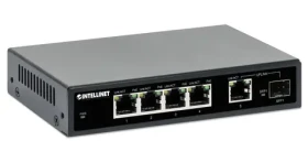 Intellinet 5-Port Gigabit PoE+ Switch 91W / Switch / 5-port / 1000 Mbps / 1x SFP (561822)