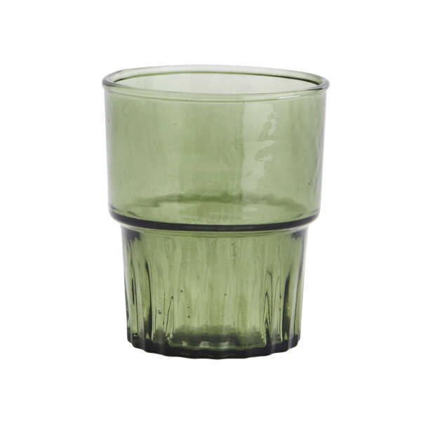 MADAM STOLTZ Sklenice na vodu Colors 200 ml Zelená, multi barva, sklo