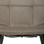 Jídelní židle, béžová, sametová látka, DCL-X7015 CAP2