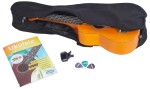 Cascha HH 3973 Soprano Ukulele Bundle Yellow