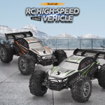 Mamido Auto na dálkové ovládání RC Terénní 1:18 s LED světly 2,4 GHz oranžové
