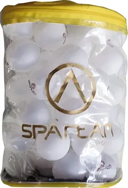 Spartan míčky na stolní tenis bílé / Míček na stolní tenis / 60 ks / Trénink (10132)