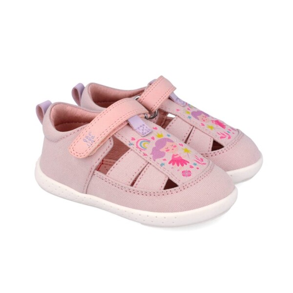 Dívčí barefoot sandály LONA PRINCESA ROSA Biomecanics 262342-A032 - 24