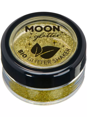 Smiffys.com Třpytky na tělo - Moon Glitter Bio Glitter Shakers- zlaté 5g