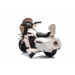 Mamido Dětská elektrická motorka Chopper INDIAN bílá