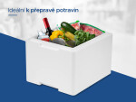Termoboxy CZ & SK Polystyrenový mezikus k TB90 a TB205, Bílá