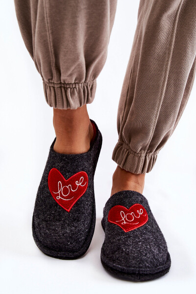 Domácí pantofle Big Star KK276019 Černá a červená 40