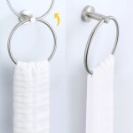 REA - Koupelnový věšák 332915 MIST 05 BRUSH NICKIEL REA-06903