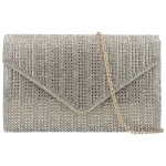 Třpytivé dámské psaníčko Michelle Moon Florida, zlaté