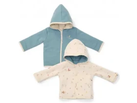 Little Dutch Kabátek oboustranný Stone Blue vel. 68 (CL25222016LD)