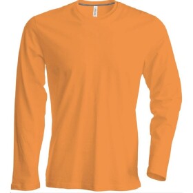 Triko pánské dlouhý rukáv K359 Kariban 100% bavlna oranžová XL oranžová
