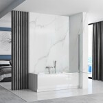 REA - Pohyblivá vanová zástěna LAGOS 70 Chrome REA-W7639